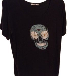 Dia De Los Muertos  Day Of The Dead Top  Size Large